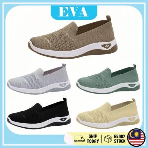 READY STOCK EVA Outdoor Sneaker Women Kasut Sukan Shoe Sport Sneakers Perempuan Kasual Wanita Sarung Shoes Casual Gym Training Badminton