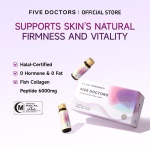 FIVE DOCTORS | New Upgraded Generation 2.0 | 6000mg Collagen Peptide Vitamin C Drink [Bottled] 30ml * 1Box（10 bottles）