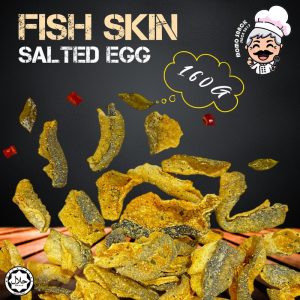 FISH SKIN SALTED EGG HALAL 160G