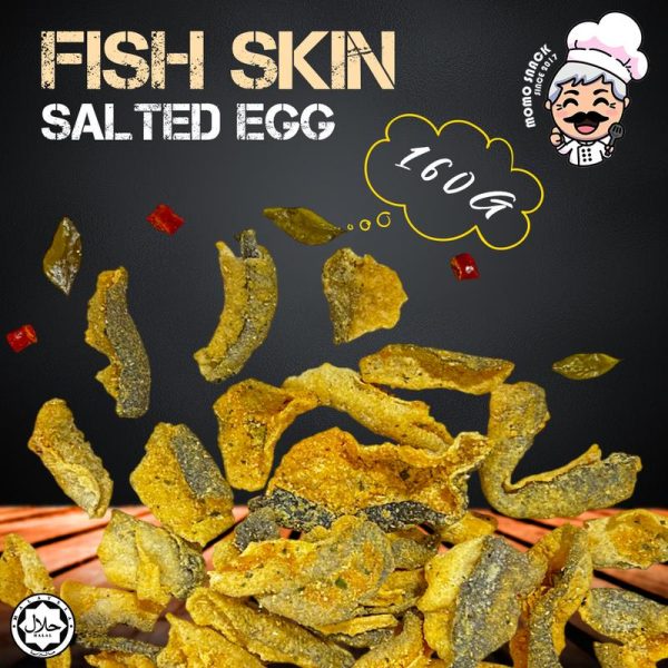 FISH SKIN SALTED EGG HALAL 160G