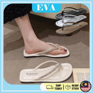 READY STOCK EVA Sandals Shiny Women Fashions Slippers Kasut Perempuan Flip Flops Sandal Wanita Selipar Shoe Slipper