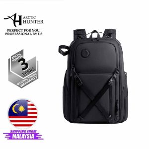 Arctic Hunter i-Xgearz Camera Laptop Backpack Photographer Videographer Business Travel Tripod Carrier Backpack (15.6")