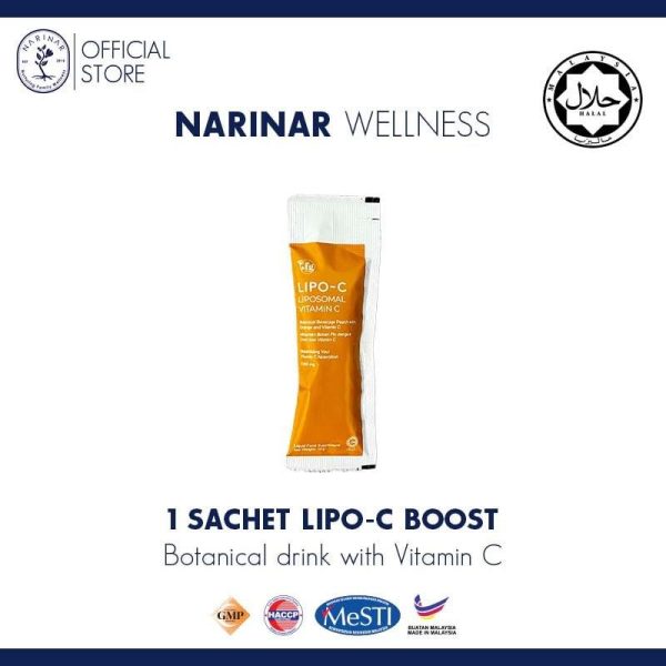 NARINAR LipoC Boost Vitamin Botanical Drink Individual(1 sachets) Health Supplement