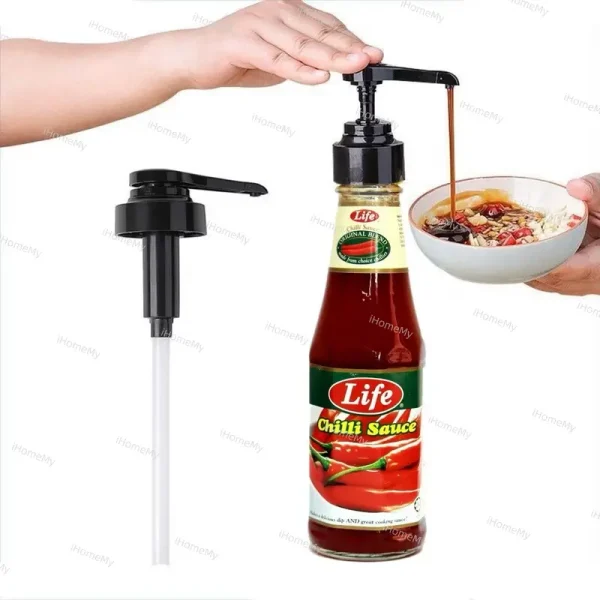 Sauce Pump Dispenser Universal Bottle Mouth Squeezer Raya