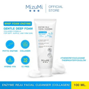 MizuMi Collagen Enzyme Reju Facial Cleanser 100 ml Hydrate Skin Plus Anti-Aging Benefits Wajah Cleansing