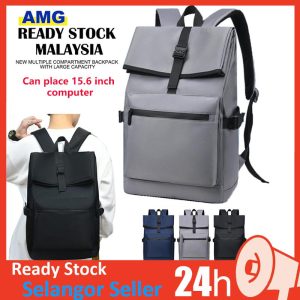 AMG Backpack Multiple Compartments With Large Capacity Beg Belakang Travel Backpack Laptop Backpack Bagpack Beg Galas