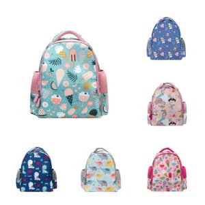 Beg Sekolah untuk Kanak-kanak, dengan Jalur Reflektif, Kalis Air, Sesuai untuk Prasekolah dan Tadika, Beg Buku, Reka Bentuk Comel dan Ringan, Sesuai untuk Perjalanan