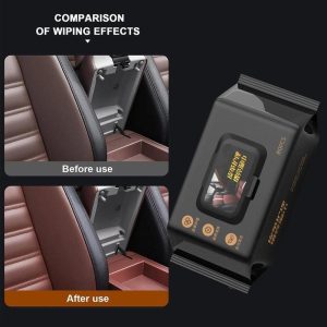 80PCS/bag Leather Cleaning Wipes for leather Sofas Car Seat