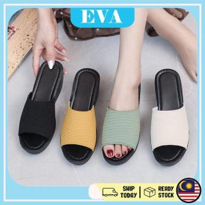 READY STOCK EVA Shoes High Heels Wedges Kasut Tinggi Wanita Perempuan