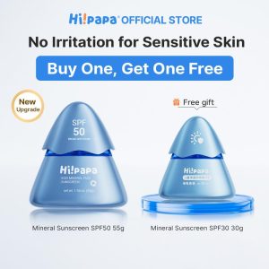 [BUY 1 FREE 1] Hi!papa Kids Sunscreen Mineral SPF50 PA+++ UV Protection for Sensitive Skin
