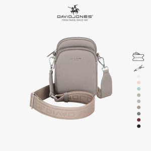 Beg Telefon Bimbit, David Jones Paris, Koleksi Baru Musim Bunga Musim Panas, Untuk Wanita Pereka, Beg Selempang, CM6906