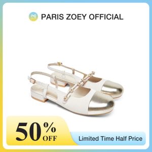 （Ramadan Express Delivery Normal）Paris Zoey Sandal Wanita Gaya Perancis Model naik flatshoes kasut dipak selesa Kasual PZX2323306