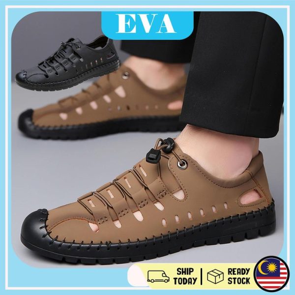READY STOCK EVA Leather Sneaker Men Loafers Shoes Sneakers Fashion Man Kasut Lelaki Sport Fashion