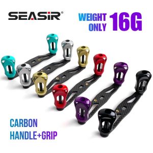 Pemegang kekili pancing SEASIR, 6 warna, pemegang karbon, GRIP, Ultra ringan, 16G, Kekili Baitcasting, aksesori memancing, alat gewang