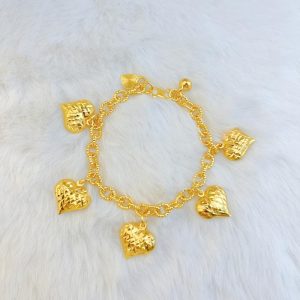 Gelang Tangan Wanita Loket Cinta, Diperbuat daripada Keluli Titanium, Sesuai sebagai Hadiah Hari Jadi untuk Teman Wanita, Ibu, dan Kanak-kanak, Pilihan Barang Kemas Sempurna untuk Perkahwinan, Hari Lahir, Pesta dan Perayaan, Berat 22g, Panjang 16-18cm
