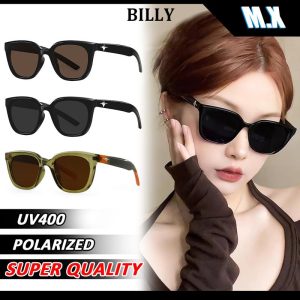Cermin Mata Hitam Terpolarisasi, KOREA SUNGLASSES MX STUDIO-BILLY, Cermin Mata Hitam GM, Sesuai untuk Muka Bulat, Cermin Mata, Perlindungan UV, Uniseks, Cermin Mata Kasual, Untuk Wanita dan Lelaki, Cermin Mata, Cermin Mata Hitam Memandu