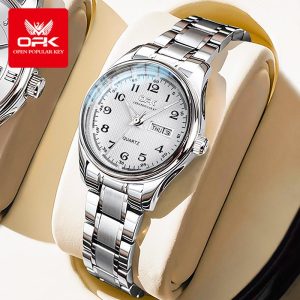 OPK Jam Analog Tangan Wanita Dengan Fashion Kotak Asal Kalis Air Emas Keluli Tahan Karat Relo with Luxury Box NEW 81-10 Watches Bead Rotundity Multiple colors 1-year warranty Free Box Free adjustment tool Meeting Office Party Gift Giving Optional