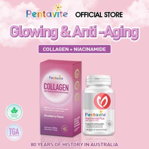 [Glowing & Anti-Aging] (Collagen Peptide Glowing + Niacinamide) Reduces signs of aging & Enhance UV protection
