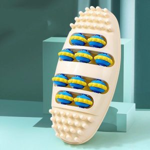 Foot Massage Elliptical Foot Bottom Glue Roller Massage Roller
