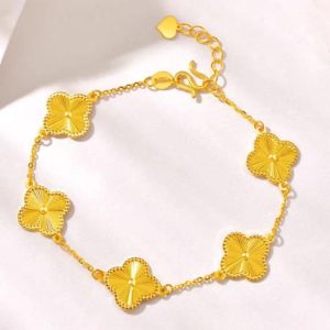 Gelang Semanggi, untuk Wanita, Gaya Vintaj Elegan, Diperbuat daripada Aloi Zink,Sesuai untuk Semua Musim, Aksesori, Sesuai untuk Hadiah Krismas dan Hari Valentine, Gelang Pesona Itali, Set Pinggang Titanium