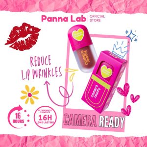 [LIMITED STOCK] PANNA LAB Camera Ready Lipmatte Viral with Peptide + Hyaluronic acid, Long Lasting Non Smudge & Non Drying , Lipstick Matte Transferproof MLBB shade Warna Cantik, Lipmatte Tahan Lama,#TikTokMadeMeBuyIt #TikTokBeautyMY, Warna Viral Tiktok