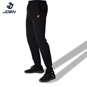 JDEN CoolFit tracksuit Slim Fit (Unisex) - Quick Dry Outdoor Casual, Seluar tracksuit Panjang Lelaki Perempuan Unisex Cepat Kering tracksuit academy regular Black