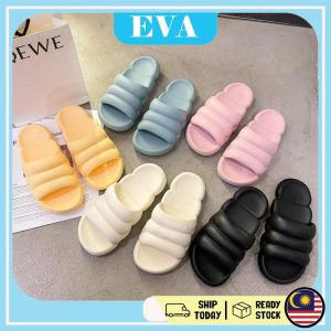 READY STOCK EVA Men Women Sandals Soft Shoes Macaron Kasut Wanita Lelaki Shoes