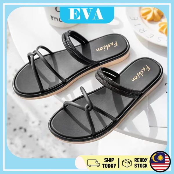 READY STOCK EVA Women Sandals Shoes Kasut Perempuan Sandal Wanita