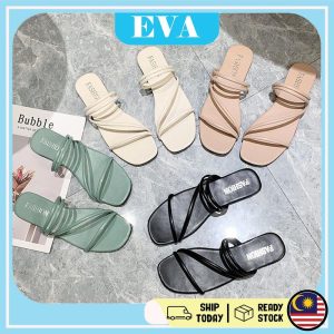 READY STOCK EVA Women Flats Shoes Sandals Shoes Kasut Perempuan Wanita