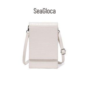 Seagloca-Beg silang boleh laras untuk telefon bimbit, beg anduh gred Baju dengan corak buaya, No. 1099 Bags Bintang Crossbody