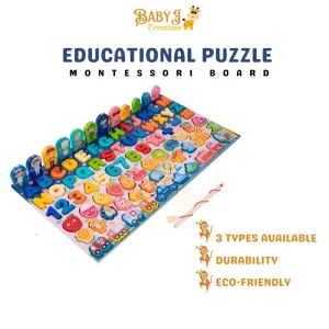 ABC 123 Puzzle Learning Toys For Kids Alphabet Letters Magnetic Fishing Toys Toy Brain Children Educational Kid Learn Montessori Numbers