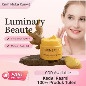 [COD-Dikirim dari JB]Krim Pelembap, Kunyit, Menghidrat,Menyuburkan, Penjagaan KulitLembut Harian, 50g