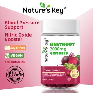 [Promote] Nature'a Key Beetroot Gummies Mengandungi buah hawthorn dan L-citrulline, tanpa gula, rasa pic, menyokong tekanan darah yang sihat, memperbaiki peredaran darah, meningkatkan prestasi senaman