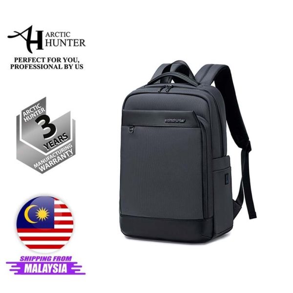 Arctic Hunter i-Sherwoodz Multi Compartment Laptop Backpack Business Travel Laptop Bag (15.6")