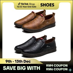READY STOCK EVA Shoes Men Sneaker PU Loafer Fashion Outdoor Anti-Skid Kasut Lelaki Kasual Flat