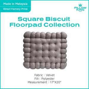 PILLOWKING - 0.8KG Biscuit Square Floorpad 17"x20"