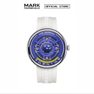 【100% Authentic】Jam Tangan Kuarza Pekeliling Tema Planet, Mark Fairwhale, Untuk Lelaki dan Perempuan, Fesyen, Kalis Air 30M, Jam Tangan Pasangan, FW-5990, Ketibaan Baru Watches