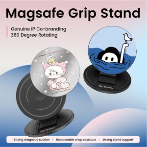 Cengkaman Telefon, Casebang, 1.0 Serasi dengan MagSafe, Struktur Boleh Tanggal, Reka Bentuk Comel, Pemegang Telefon