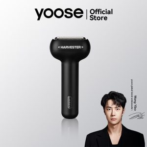 Yoose T1-C Mini Electric Shaver Portable Alloy Shaver for Men Magnetic Detachable Head IPX7 Waterproof USB-C Rechargeable Elektrik
