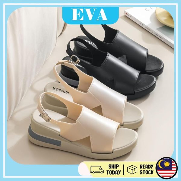 READY STOCK EVA Wedges Sandal Women Wanita Heels Shoes Kasut Perempuan