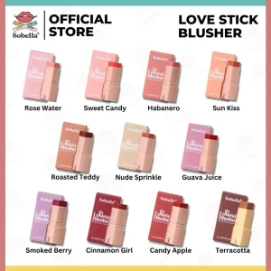 Love Stick - Makeup Blusher Sobella - Pigmented Stick Blusher