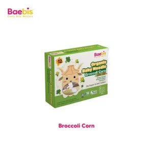 Baebis Organic Brocoli & Corn- Noodle Food makanan baby 7 bulan