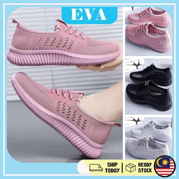 READY STOCK EVA Women Outdoor Sneakers Sport Shoes Kasut Sukan Wanita Feet Gym Training