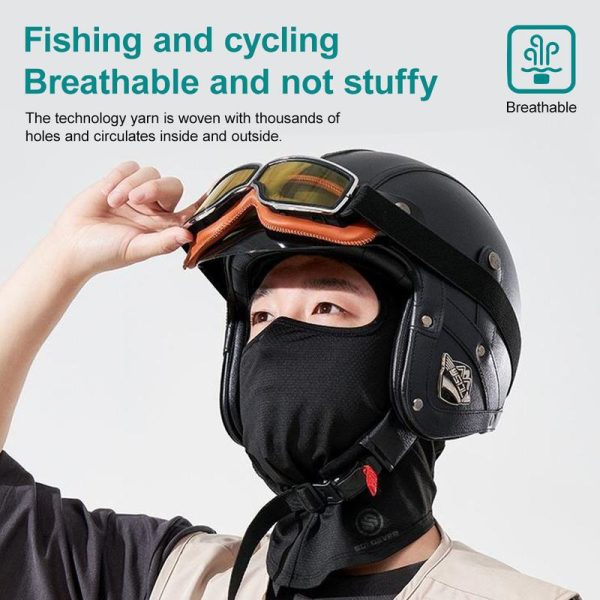 SOLOEVER UPF50+ Mask Fishing Cycling Sunshade Outdoor Headscarf Full Face Mask CS Neck Warmer Headgear Sports Sukan Pelindung Topeng Muka