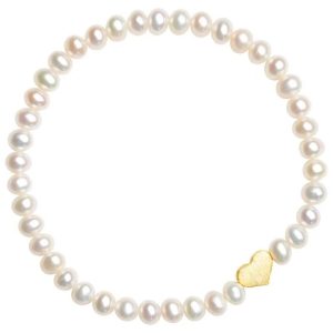 [Mutiara]Gelang Musim Panas Mutiara air tawar semulajadi Manik Cinta Pasir Emas Gelang Cantik Hypoallergenic untuk Wanita Barang kemas yang bergaya dan serba boleh
