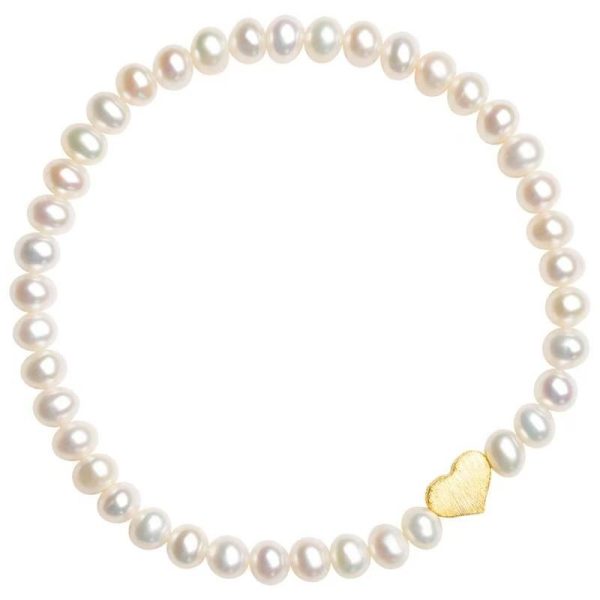 [Mutiara]Gelang Musim Panas Mutiara air tawar semulajadi Manik Cinta Pasir Emas Gelang Cantik Hypoallergenic untuk Wanita Barang kemas yang bergaya dan serba boleh