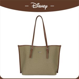 Beg Wanita Berkapasiti Besar, Disney, Baharu, Satu Bahu, Serbaguna, Gaya Manis dan Alamiah, Beg Tote Kontras Ketiak, [COD]