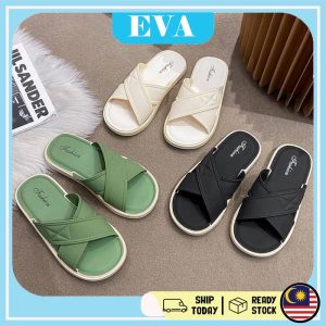 READY STOCK EVA Summer Beach Sandals Women Kasut Wanita Shoes Daily Shoes