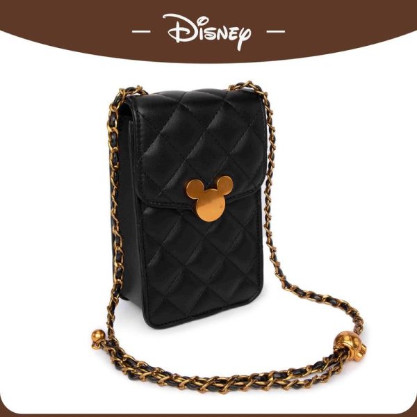 (COD) Disney's high-end and stylish women's spring/summer new popular chain crossbody mobile phone mini square bag Selempang Wanita