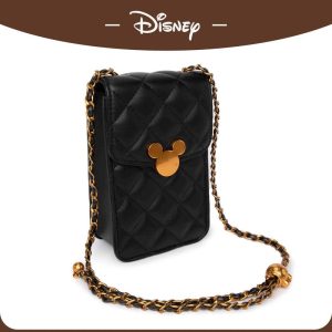 (COD) Disney's high-end and stylish women's spring/summer new popular chain crossbody mobile phone mini square bag Selempang Wanita